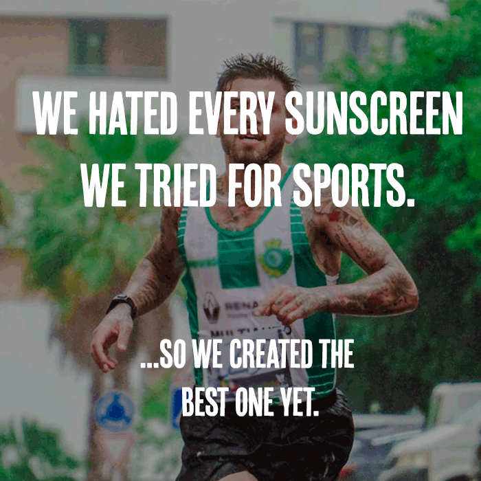 sunscreen for runners